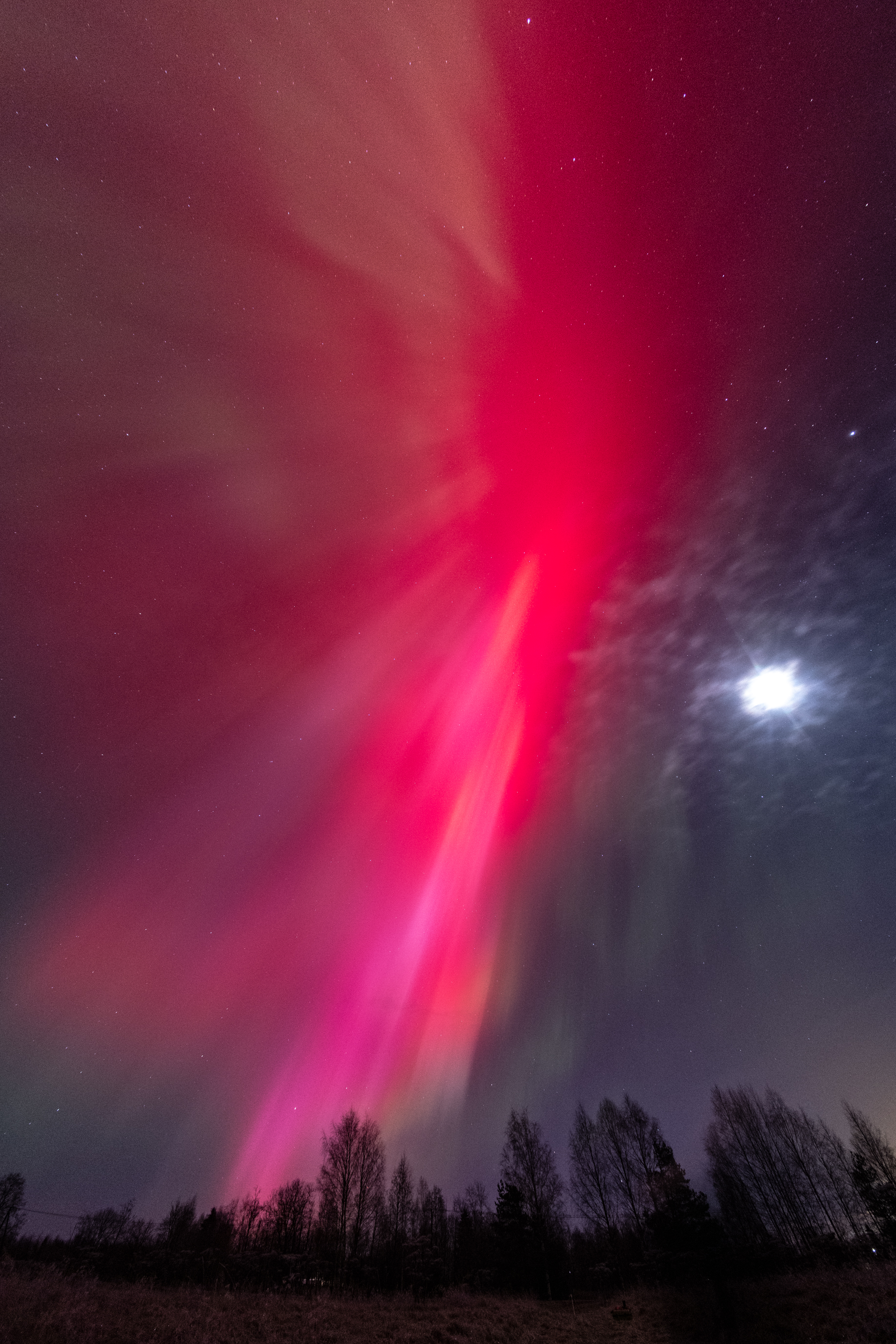 Северное сияние 12 ноября 2025