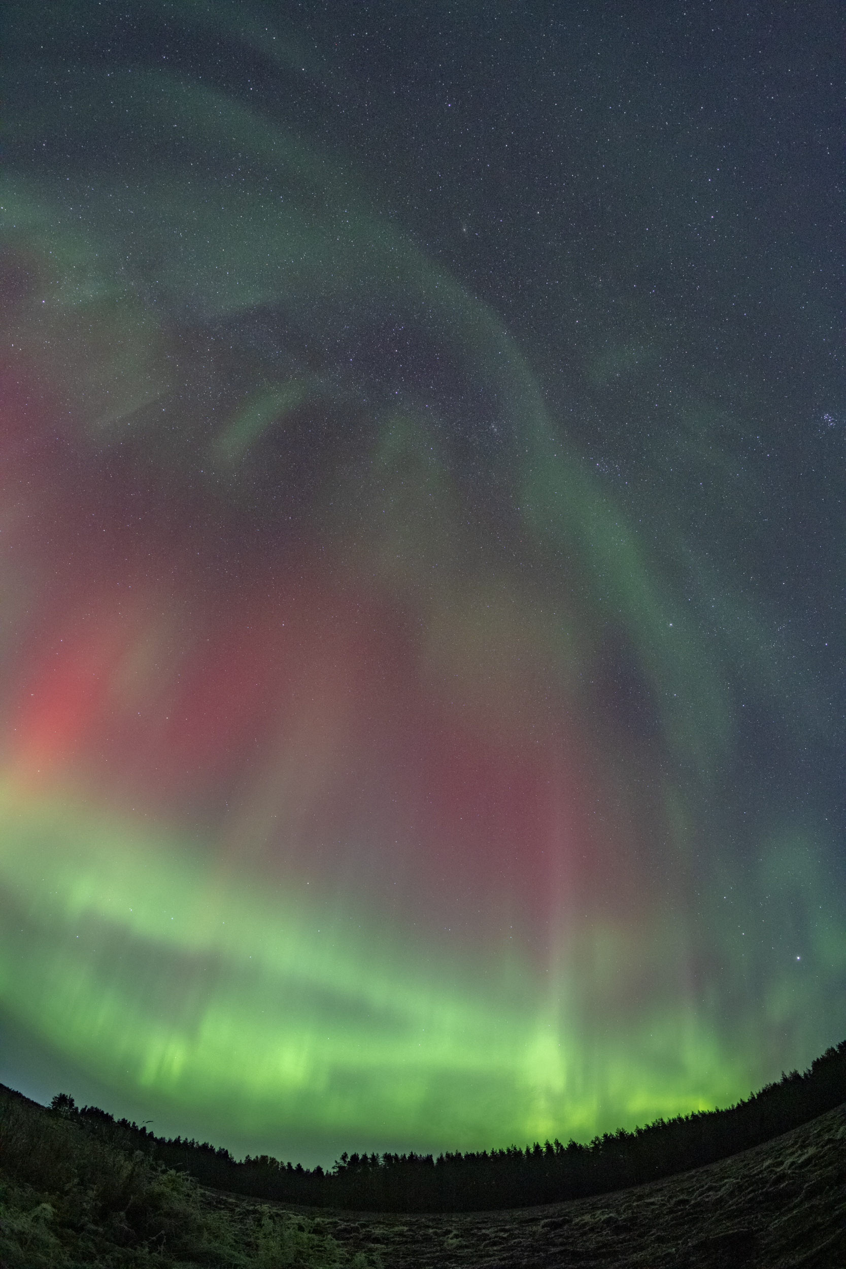 Северное сияние 18-20 октября 2025